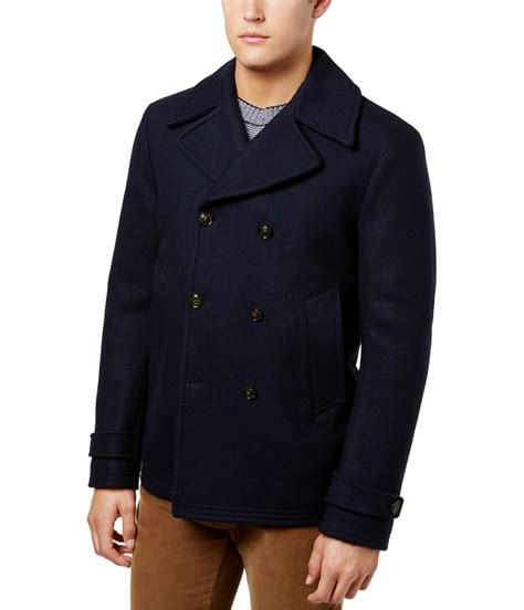 tommy hilfiger pea coat men's.